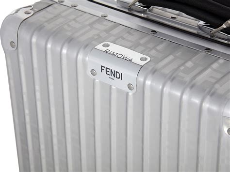 rimowa fendi carry on|Fendi Partners With Rimowa Exclusive Suitcase .